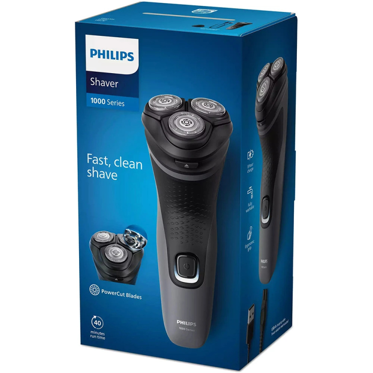 Електрична бритва Philips Series 1000 (Black/Silver) (S1142/00) Електрична бритва Philips Series 1000 (Black/Silver) (S1142/00)