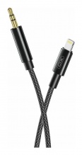 Аудіо кабель XO NB-R211A Lightning to 3.5mm (Black)