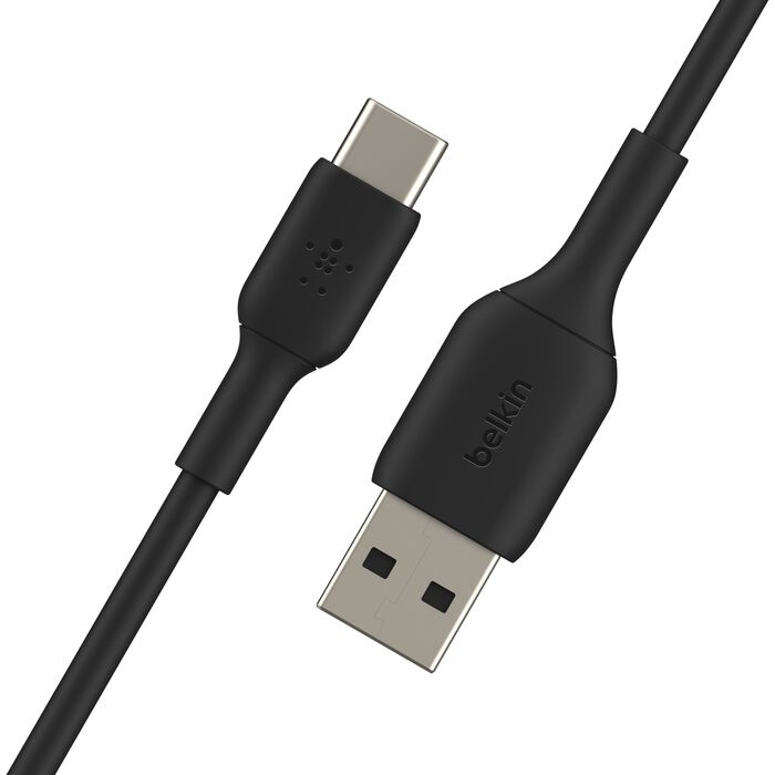 Кабель Belkin USB-A to USB-С PVC 1m Black (CAB001BT1MBK)