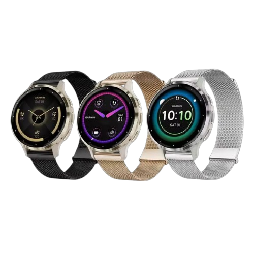 Ремінець Milanese Magnetic Strap для Garmin (Quick Release 18) Gold