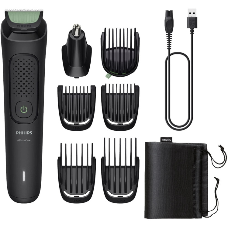 Тример Philips Series 3000 (Black/Green) (MG3930/15)
