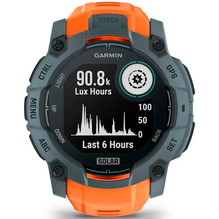 Garmin Instinct 3 50mm Solar Twilight with Solstice Band (010-02935-01)
