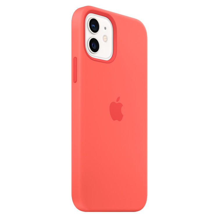 Чохол Apple Silicone Case для iPhone 12/12 Pro with MagSafe (Pink Citrus)