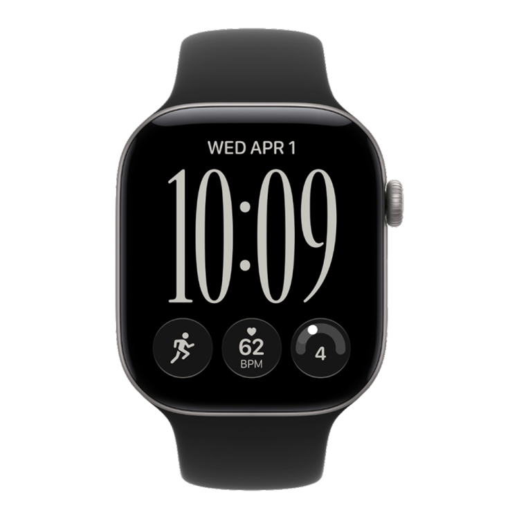Apple Watch Series 12 GPS 42mm Space Gray Aluminum Case with Black Sport Band - S/M бу (Як Новий)