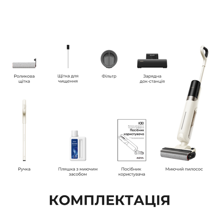 Акумуляторний пилосос Dreame Mova K30 (HMH14A) (EU)