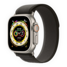 Apple Watch Ultra 49mm Titanium Case with Black/Gray Trail Loop M/L (MQFX3) бу