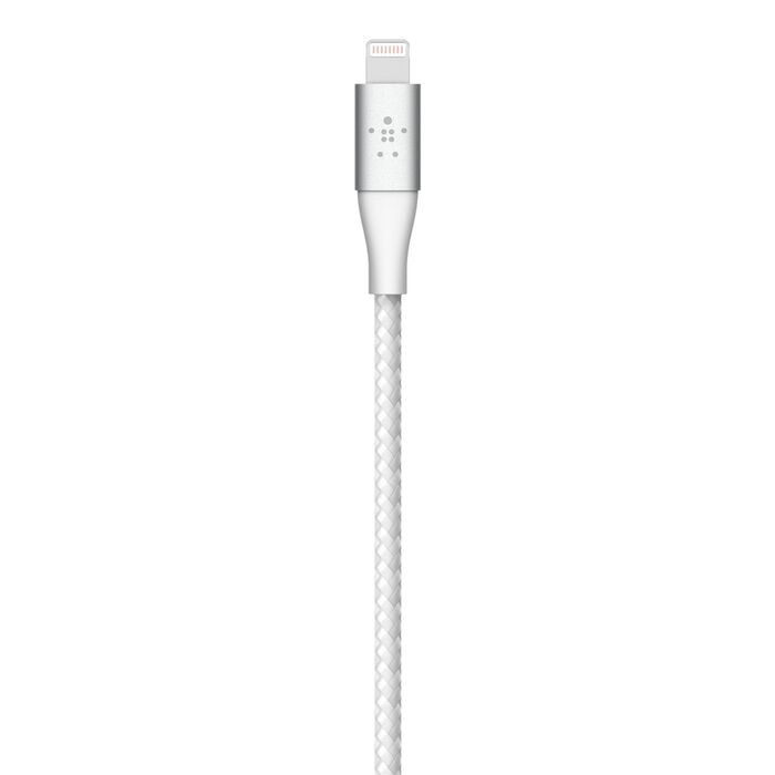 Кабель Belkin Braided Lightning 2m White (CAA002BT2MWH)