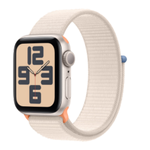 Apple Watch SE 2 2023 GPS 40mm Starlight Aluminium Case with Starlight Sport Loop (MR9W3) бу (Як Новий)