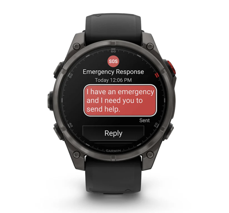 Garmin Fenix 8 Pro 47mm AMOLED Sapphire Carbon Gray DLC Titanium with Black/Pebble Gray Silicone Band (010-03198-00/01)