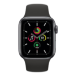 Apple Watch SE 44mm Space Gray Aluminum Case with Black Sport Band (MYDT2) Apple Watch SE 44mm Space Gray Aluminum Case with Black Sport Band (MYDT2)