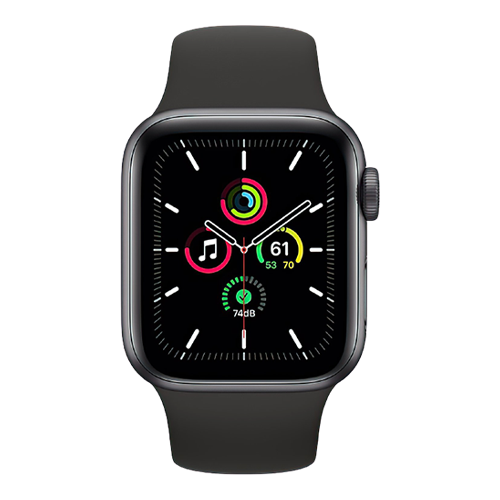 Apple Watch SE 44mm Space Gray Aluminum Case with Black Sport Band (MYDT2) Apple Watch SE 44mm Space Gray Aluminum Case with Black Sport Band (MYDT2)