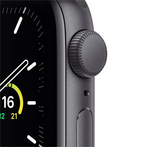 Apple Watch SE 44mm Space Gray Aluminum Case with Black Sport Band (MYDT2) Apple Watch SE 44mm Space Gray Aluminum Case with Black Sport Band (MYDT2)