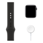 Apple Watch SE 44mm Space Gray Aluminum Case with Black Sport Band (MYDT2) Apple Watch SE 44mm Space Gray Aluminum Case with Black Sport Band (MYDT2)