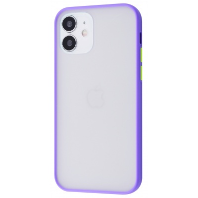 Чехол Matte для iPhone 12 Mini (Purple)