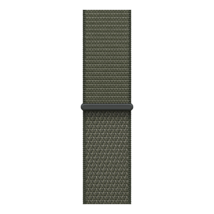 Apple Watch Series 11 GPS, 46mm Rose Gold Aluminum Case with Forest Sport Loop