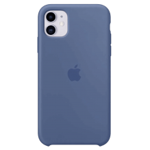 Чехол Smart Silicone Case для iPhone 11 Original (FoxConn) (Linen Blue)