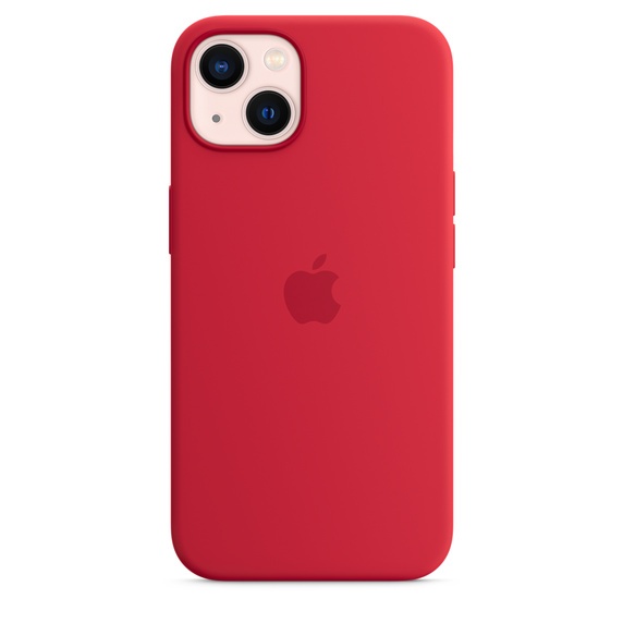 (C300) Чехол Silicone Case для iPhone 13 (FoxConn) (Red)