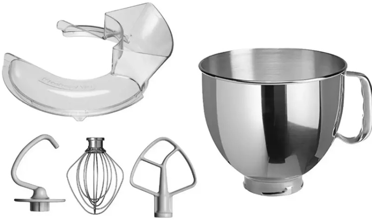 Планетарний міксер KitchenAid 4,3 л 5KSM95PSECU Silvery (UA)