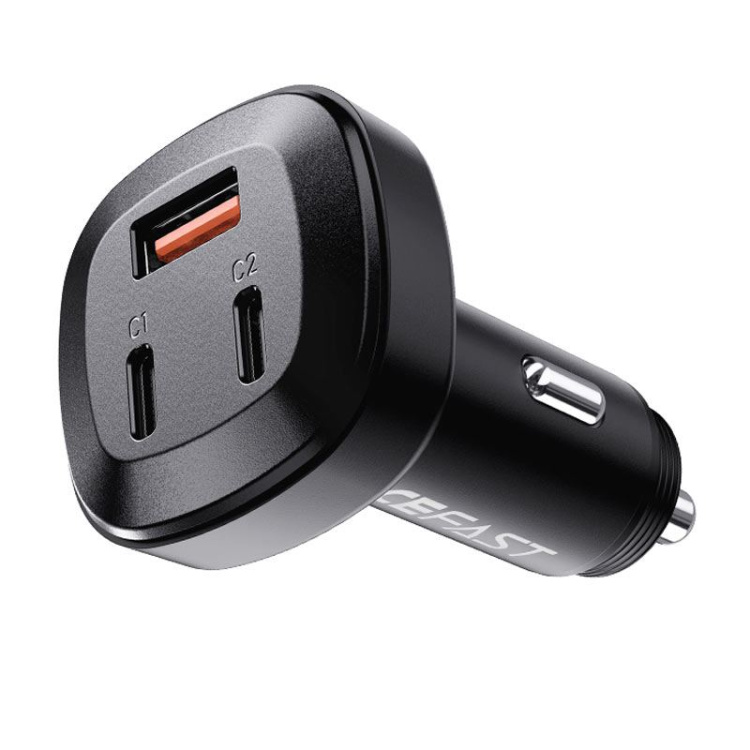 Прикурювач Acefast B3 2xUSB-C + USB-A 66w (Black)