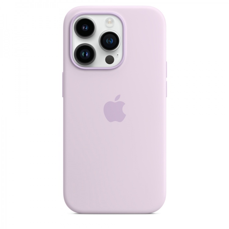 Чехол Apple Silicone Case для iPhone 14 Pro with MagSafe (Lilac)