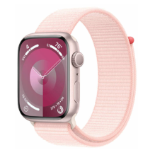 Apple Watch Series 9 GPS 45mm Pink Aluminum Case with Light Pink Sport Loop (MR9J3) бу