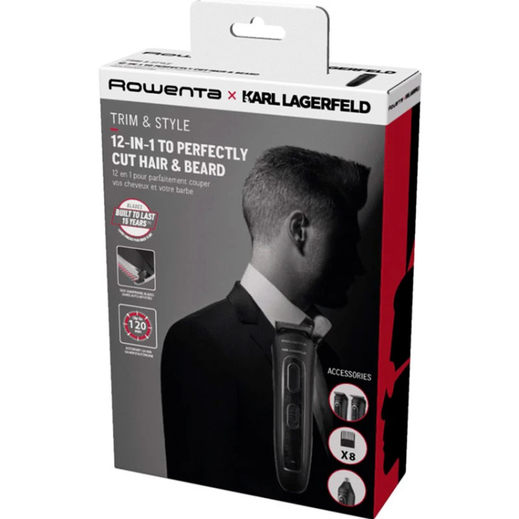 Тример Rowenta & Karl Lagerfeld 12в1 (Black) (TN911LF0)