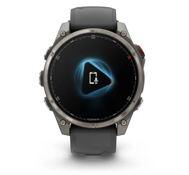 Garmin Fenix 8 Pro 47mm AMOLED Sapphire Titanium with Graphite/Black Silicone Band (010-03198-10/11)