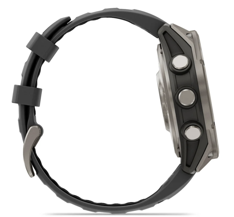 Garmin Fenix 8 Pro 47mm AMOLED Sapphire Titanium with Graphite/Black Silicone Band (010-03198-10/11)