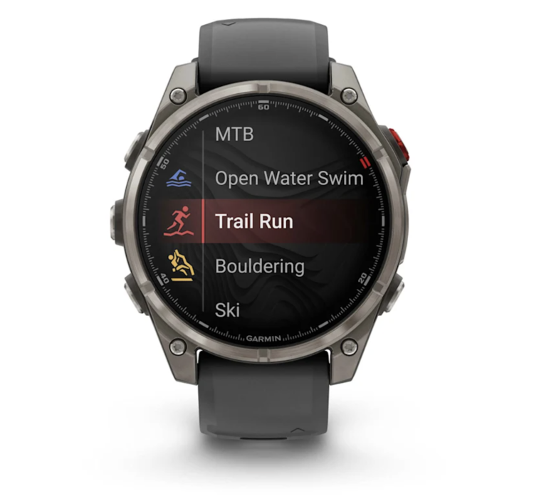Garmin Fenix 8 Pro 47mm AMOLED Sapphire Titanium with Graphite/Black Silicone Band (010-03198-10/11)