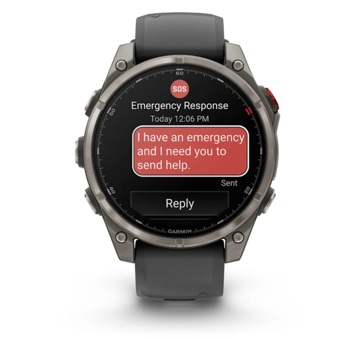 Garmin Fenix 8 Pro 47mm AMOLED Sapphire Titanium with Graphite/Black Silicone Band (010-03198-10/11)