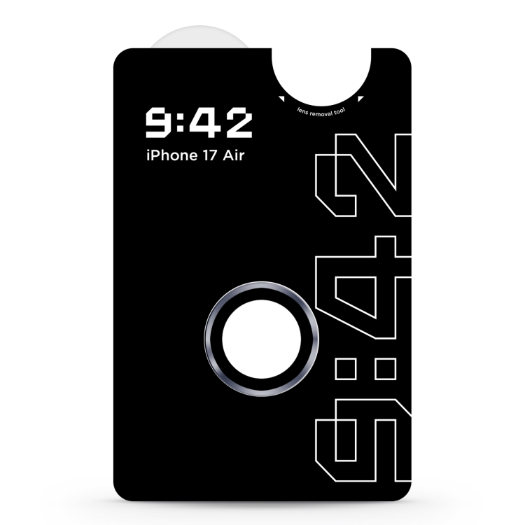Захисне скло 9:42 для камери iPhone 17 Air (Blue)