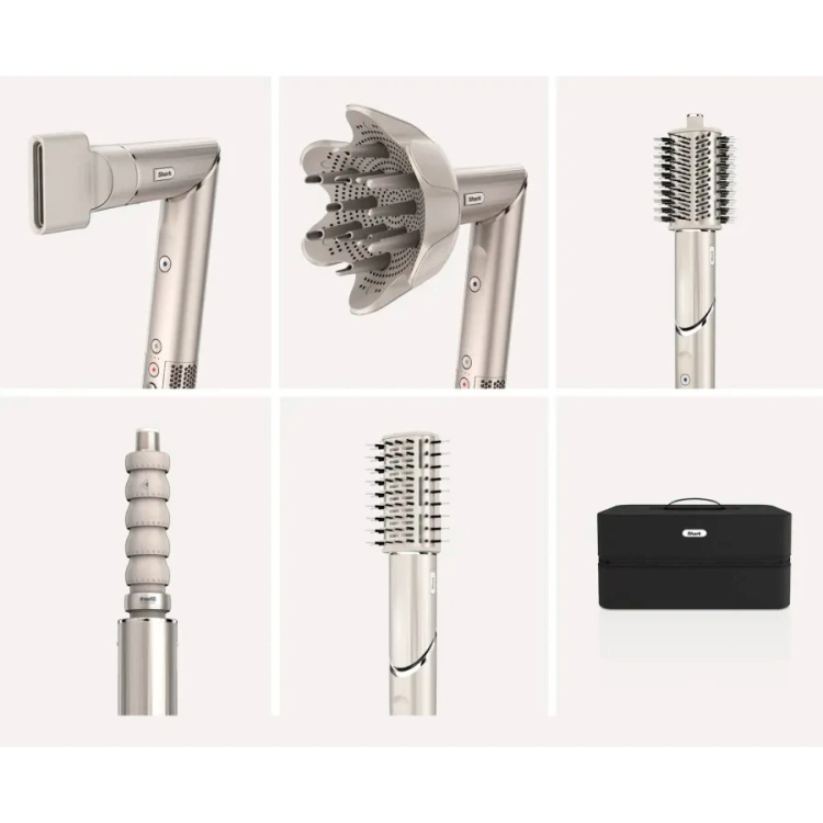 Стайлер Shark FlexStyle 5-in-1 Hair Styler and Dryer Stone (HD446SLEU) (Champagne) Стайлер Shark FlexStyle 5-in-1 Hair Styler and Dryer Stone (HD446SLEU) (Champagne)