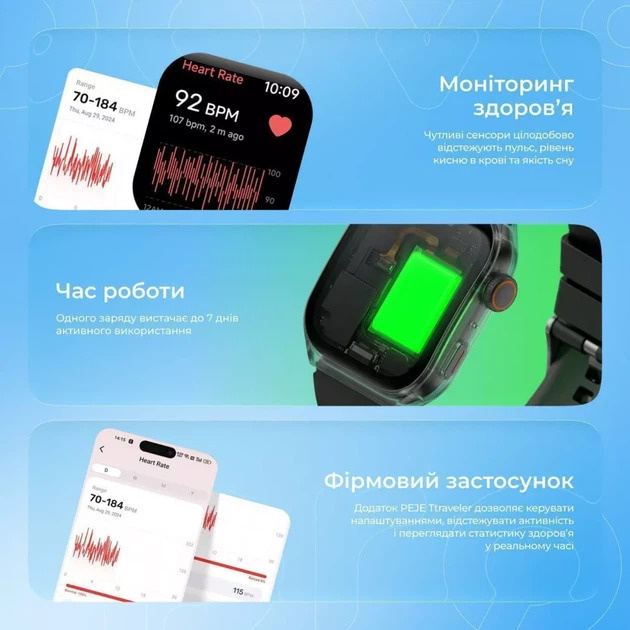 Смарт-годинник Proove Moment Titanium (SMPR00002217)