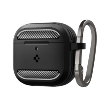 Чохол Spigen Rugged Armor для AirPods 4 (Matte Black) (ACS08642)