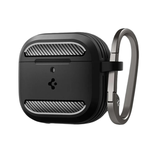 Чохол Spigen Rugged Armor для AirPods 4 (Matte Black) (ACS08642)