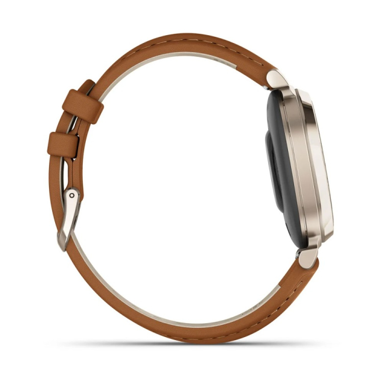 Garmin Lily 2 Classic Cream Gold with Tan Leather Band (010-02839-02)