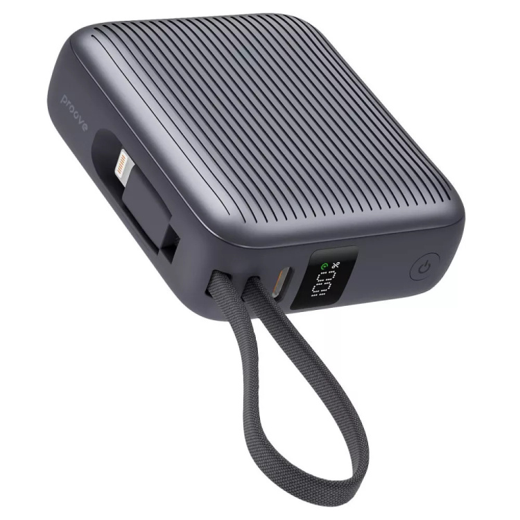 Зарядний пристрій Power Bank Proove Moon Rock 22.5W 10000mAh (Gray) (PBM122012105)