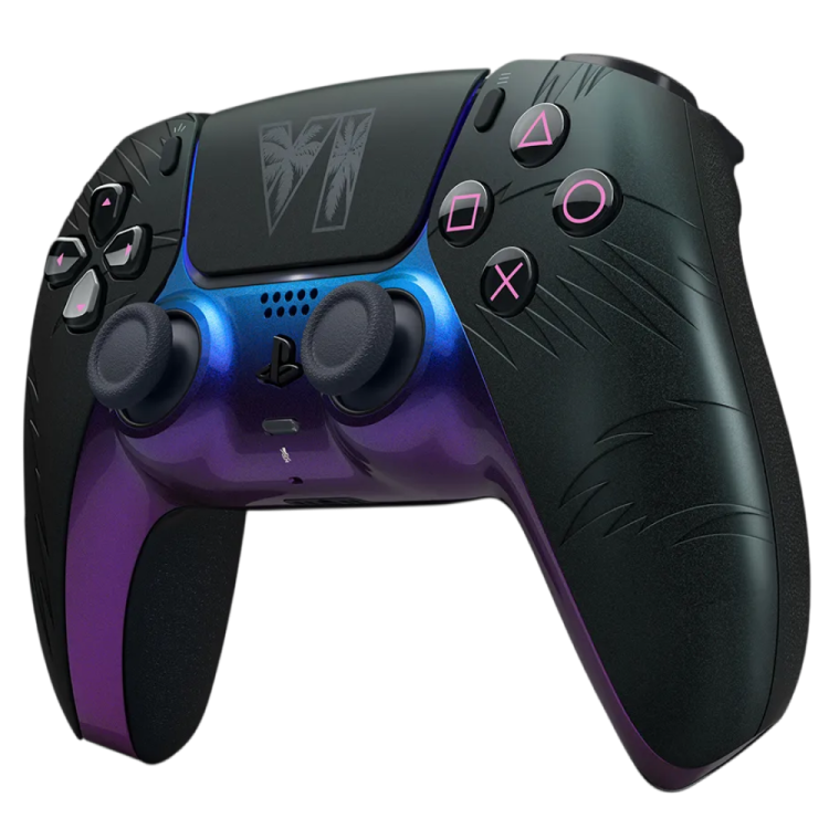 Беспроводной геймпад Sony PlayStation DualSense Wireless Controller Grand Theft Auto VI Black Limited Edition (Black)