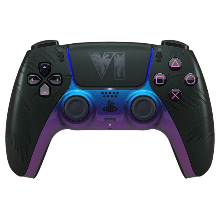 Беспроводной геймпад Sony PlayStation DualSense Wireless Controller Grand Theft Auto VI Black Limited Edition (Black)