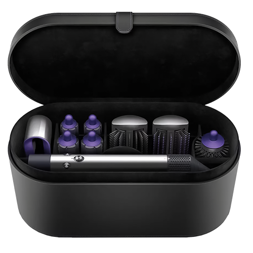 Стайлер для різних типів волосся Dyson Airwrap Complete with Storage Case (Black/Purple) (333107-01)