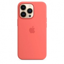 Silicone Case with MagSafe and Animation для iPhone 13 Pro (FoxConn) (Pink Pomelo)