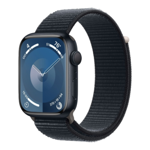 Apple Watch Series 9 GPS 45mm Midnight Aluminum Case with Midnight Sport Loop (MR9C3) бу