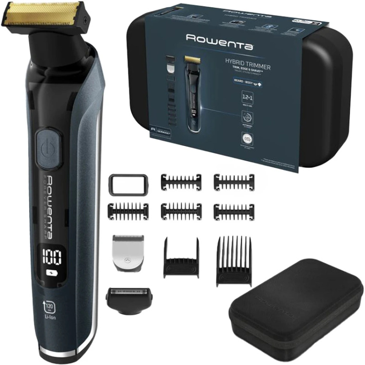 Тример Rowenta Forever Sharp Ultimate 12в1 (Black/Dark blue) (TN6204E0)