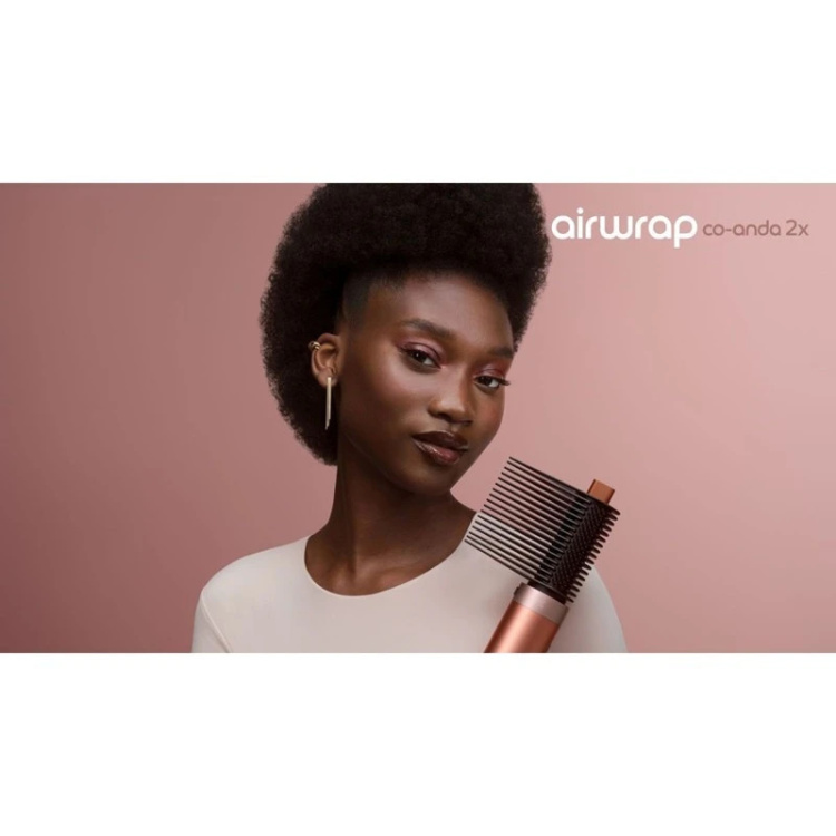 Cтайлер для волосся Dyson Airwrap Coanda2х Multi Styler & Dryer Curly+Coily (Amber Silk) (143161-01)