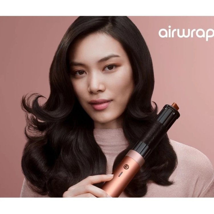 Cтайлер для волосся Dyson Airwrap Coanda2х Multi Styler & Dryer Curly+Coily (Amber Silk) (143161-01)