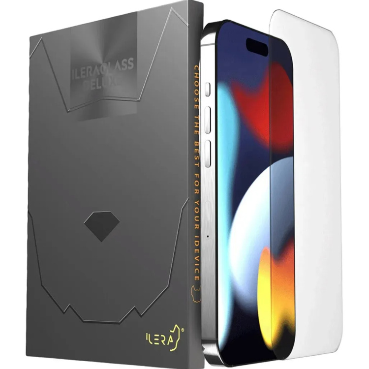 Захисне скло iLera DeLuxe Frosted FullCover Glass для iPhone 15