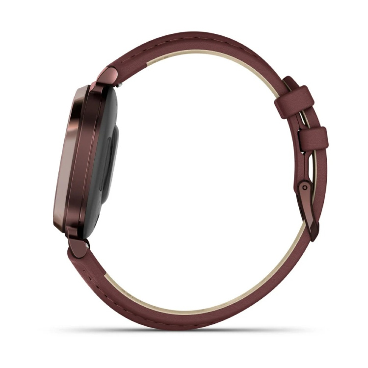 Garmin Lily 2 Classic Dark Bronze with Mulberry Leather Band (010-02839-03)
