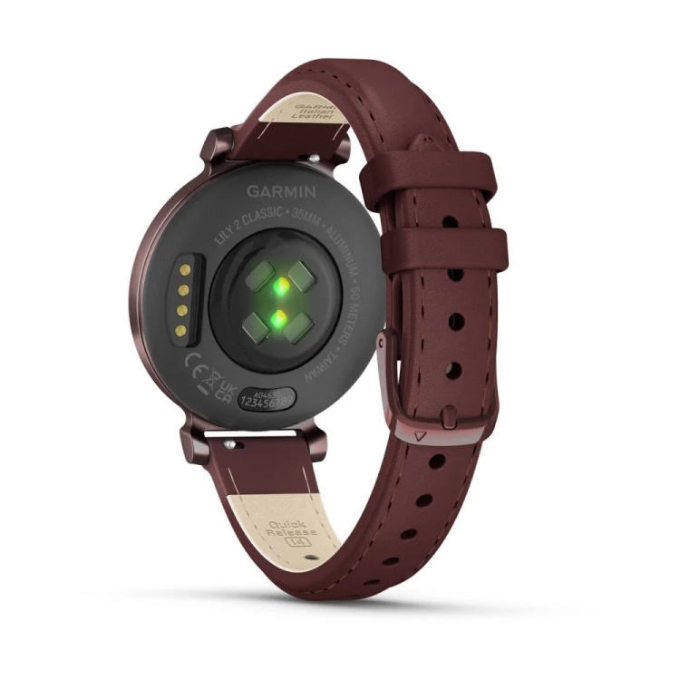 Garmin Lily 2 Classic Dark Bronze with Mulberry Leather Band (010-02839-03)