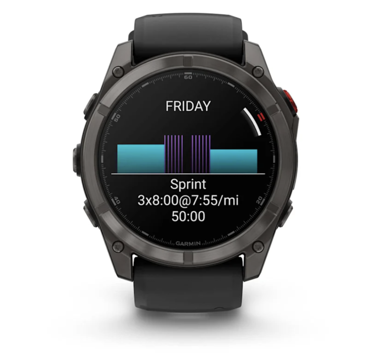 Garmin Fenix 8 Pro 51mm AMOLED Sapphire Carbon Gray DLC Titanium with Black/Pebble Gray Silicone Band (010-03199-00/01)
