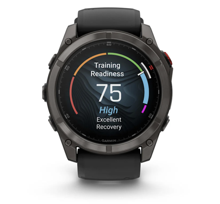 Garmin Fenix 8 Pro 51mm AMOLED Sapphire Carbon Gray DLC Titanium with Black/Pebble Gray Silicone Band (010-03199-00/01)